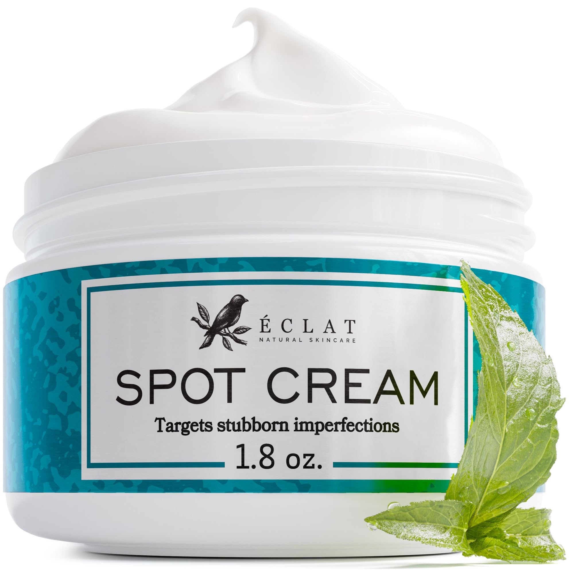 Eclat Skincare Salicylic Acid Pimple Spot Treatment for Face - Acne Blemish & Cystic Hormonal Breakout Cream - Oil-Free Facial Moisturizer | Perfect for Oily Skin, Teen Acne & Daily Skincare Routine