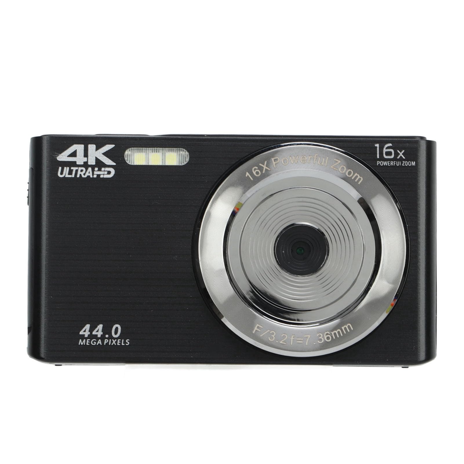 16X Digital Zoom Camera with 4K 44MP HD Resolution - 2.8in LCD Screen, 6X Optical Zoom, Shockproof & Shake Proof Design - Perfect for Travel Photography, Outdoor Adventures, Vlogging and Everyday Use