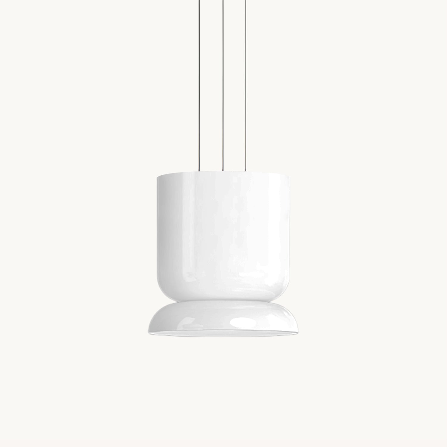 Modern Alba LED Glass Pendant Light - Dimmable Hanging Fixture for Kitchen Island, Dining Room & Bedroom Lighting | Energy Efficient & Stylish Home Decor