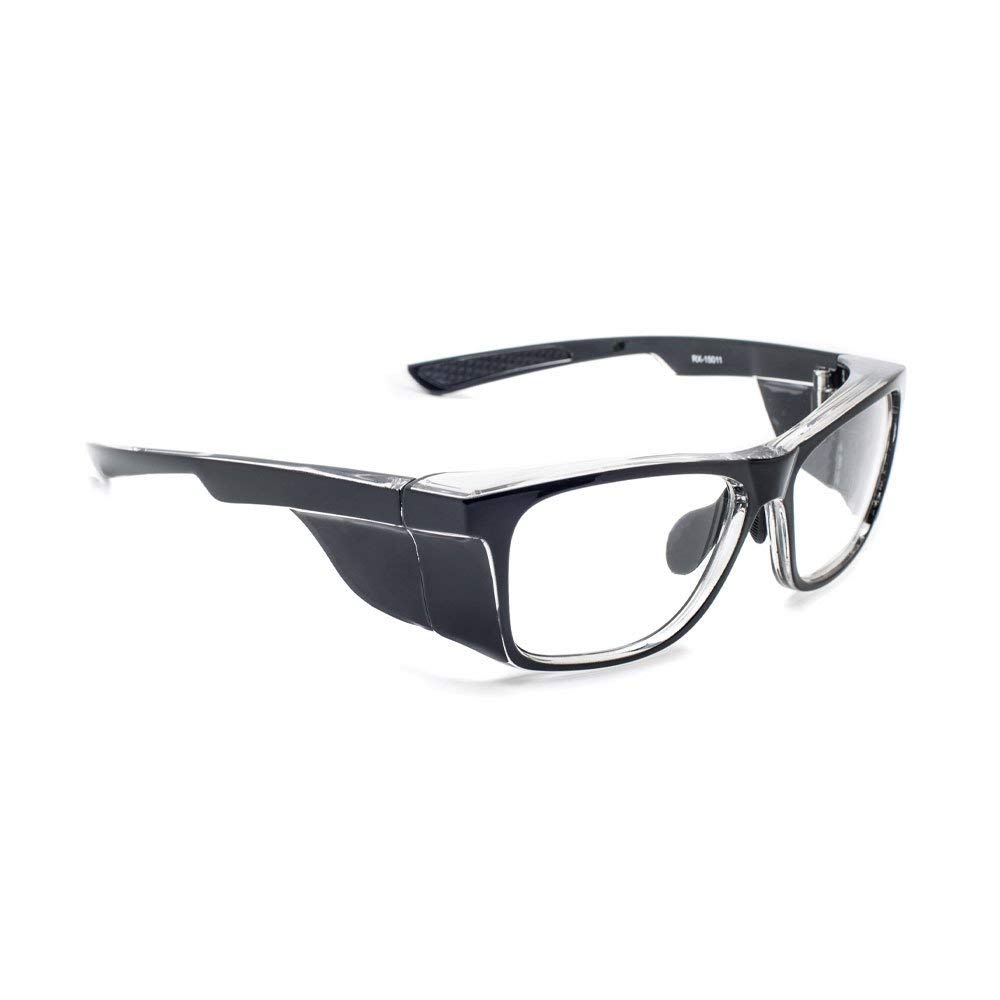 Radiation Safety Glasses - .75mm Pb Leaded Glass Lenses for X-Ray Protection - Model 15011 - Ideal for Medical Professionals, Dentists & Radiology Technicians