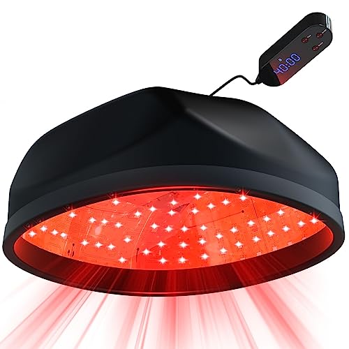 iKeener FDA Cleared Laser Hair Regrowth Cap - Red & Blue Light Therapy for Hair Loss Treatment in Men & Women - Full Scalp Coverage LED Hat for Thinning Hair & Balding - At-Home Hair Growth Solution for Daily Use