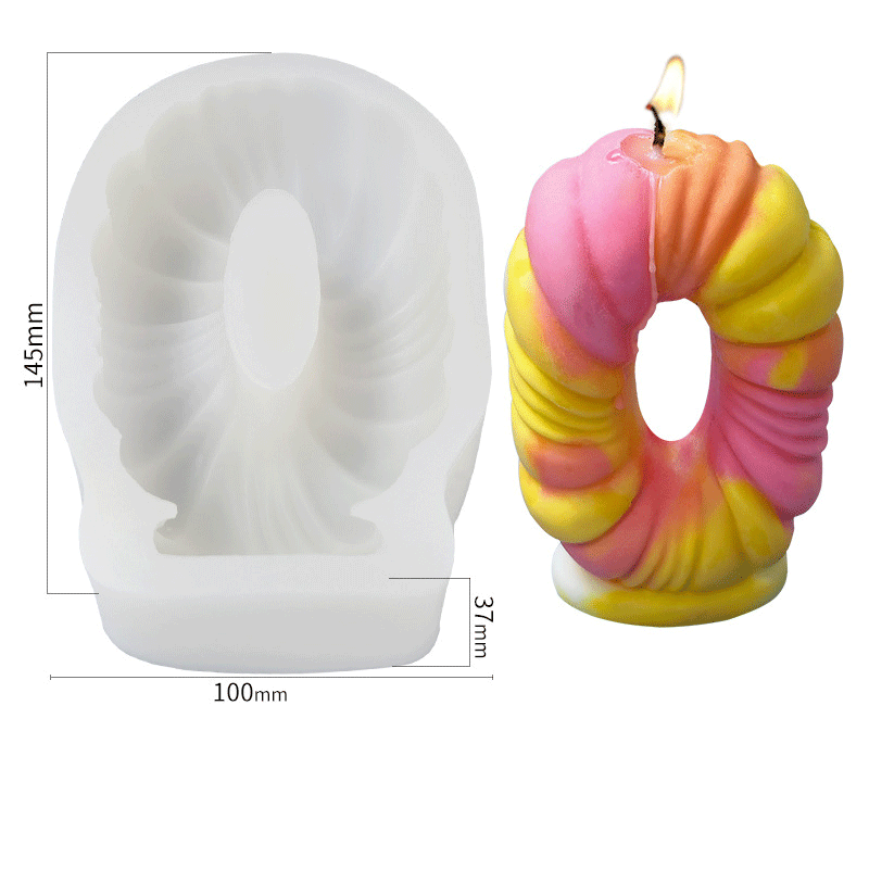 0-9 Number Digital Silicone Candle Mold - 5.7 Inch Height (145mm) for DIY Birthday, Wedding, Anniversary Decorations & Home Crafting