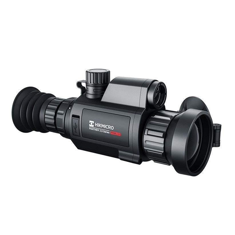 HIKMICRO Panther V2 PH50L 2.0 384x288 Thermal Imaging Scope with Laser Range Finder (LRF) - Perfect for Night Hunting, Wildlife Observation, and Security Surveillance
