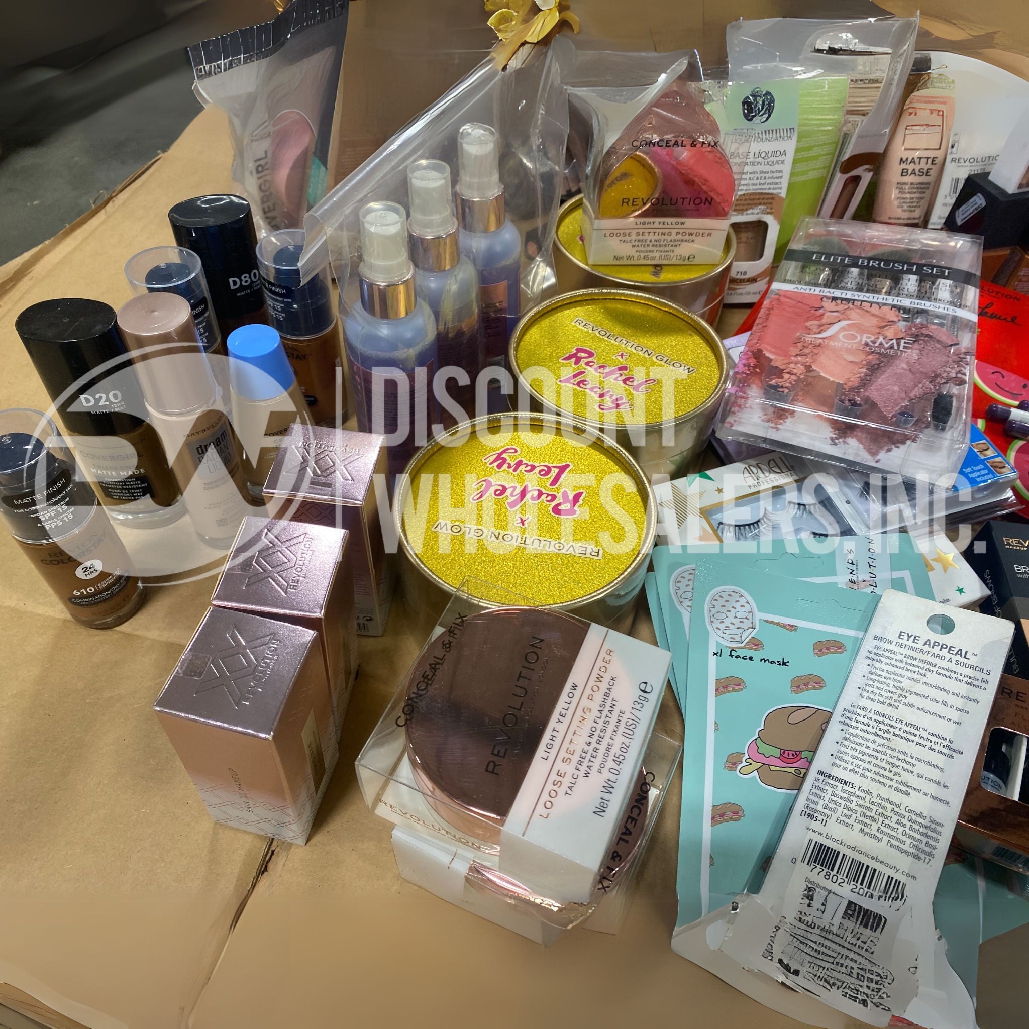 Wholesale Cosmetic DWI Mix - 250 Pcs Box | Professional Makeup Blending & Contouring Kit for Salons & Makeup Artists