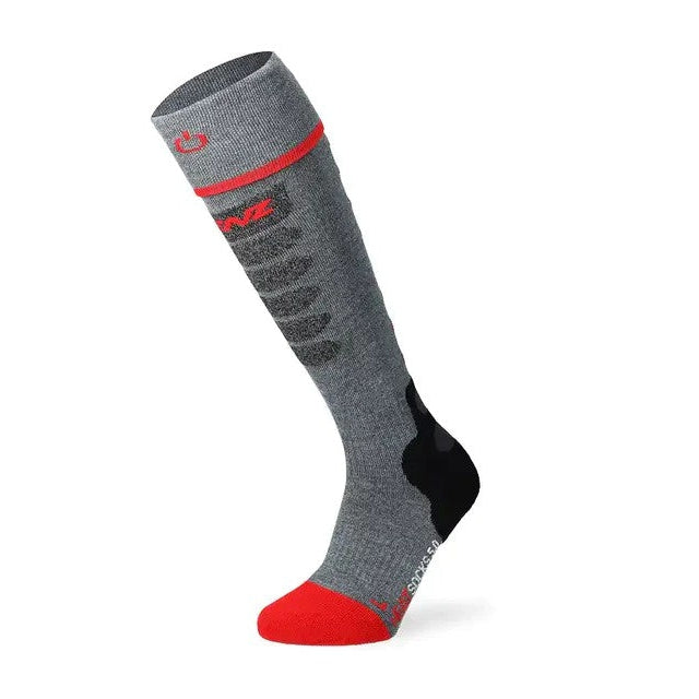 Lenz Heat Sock 5.1 Unisex Thermal Toe Cap Socks - Merino Wool & Silk Blend Slim Fit Hiking Socks for Cold Weather - Perfect for Winter Sports, Outdoor Activities & Everyday Warmth