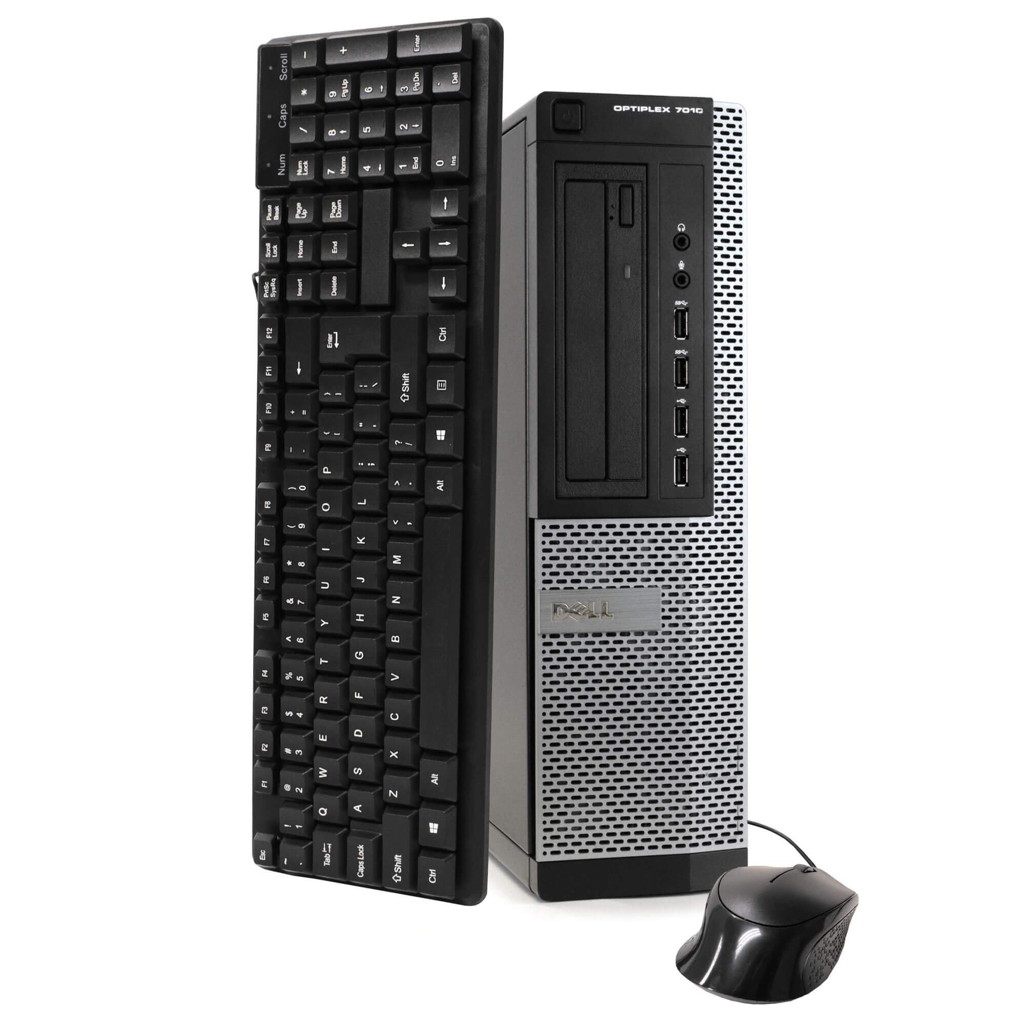 Refurbished Dell Optiplex 7010 Business Desktop Computer - Intel Core i5 Quad-Core 3.2GHz, 8GB RAM, 500GB HDD, 17