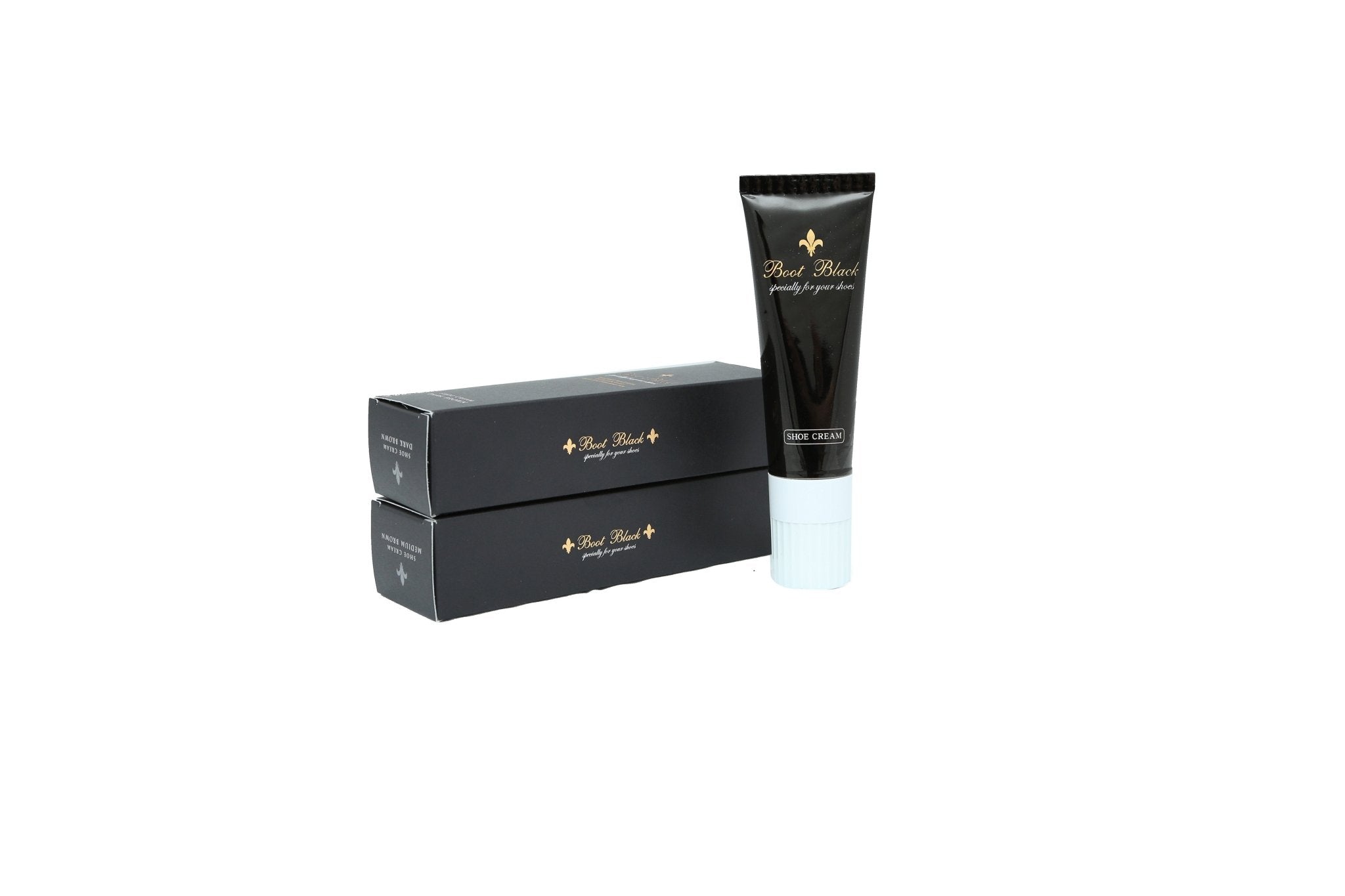 BOOT BLACK Premium Shoe Cream for Leather Boots & Shoes - Mid Brown Color, Conditioning & Polishing Wax - Perfect for Dress Shoes, Work Boots & Leather Care Maintenance