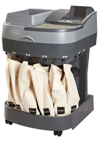 MACH 9e WAVE Coin Sorter and Counter Machine - Fast & Accurate Digital Coin Counting for Banks, Retail Stores, and Small Businesses