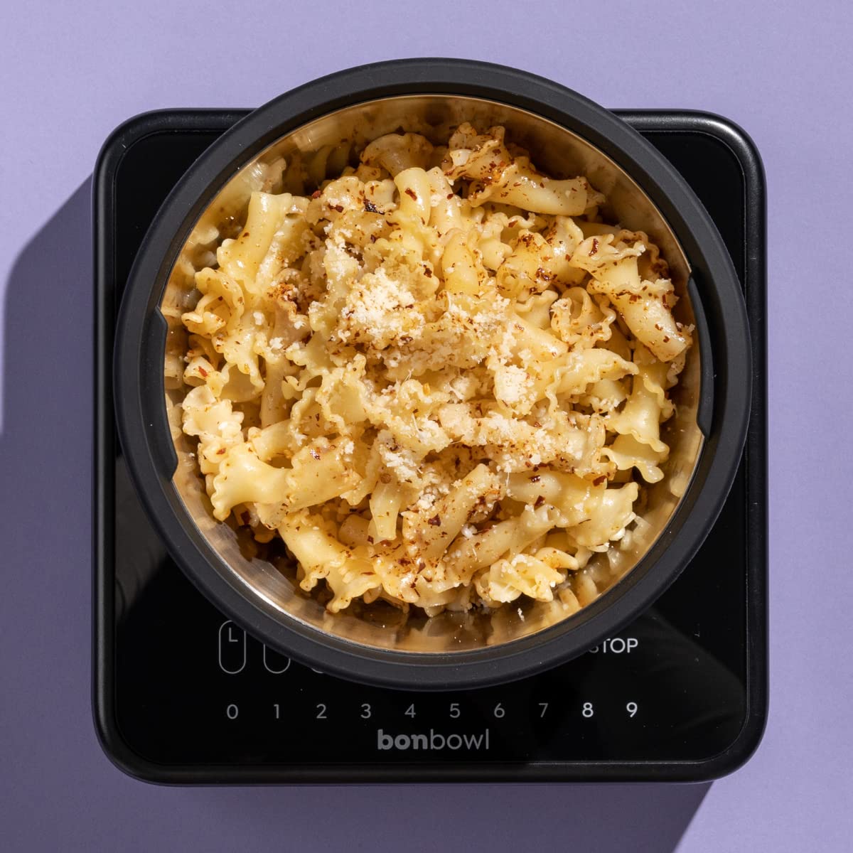Portable Induction Cooktop with 24oz Pot - 500W Single Burner Electric Stove for Dorm, Office & Small Spaces | Energy Efficient Countertop Cooking for Ramen, Soup & Quick Meals