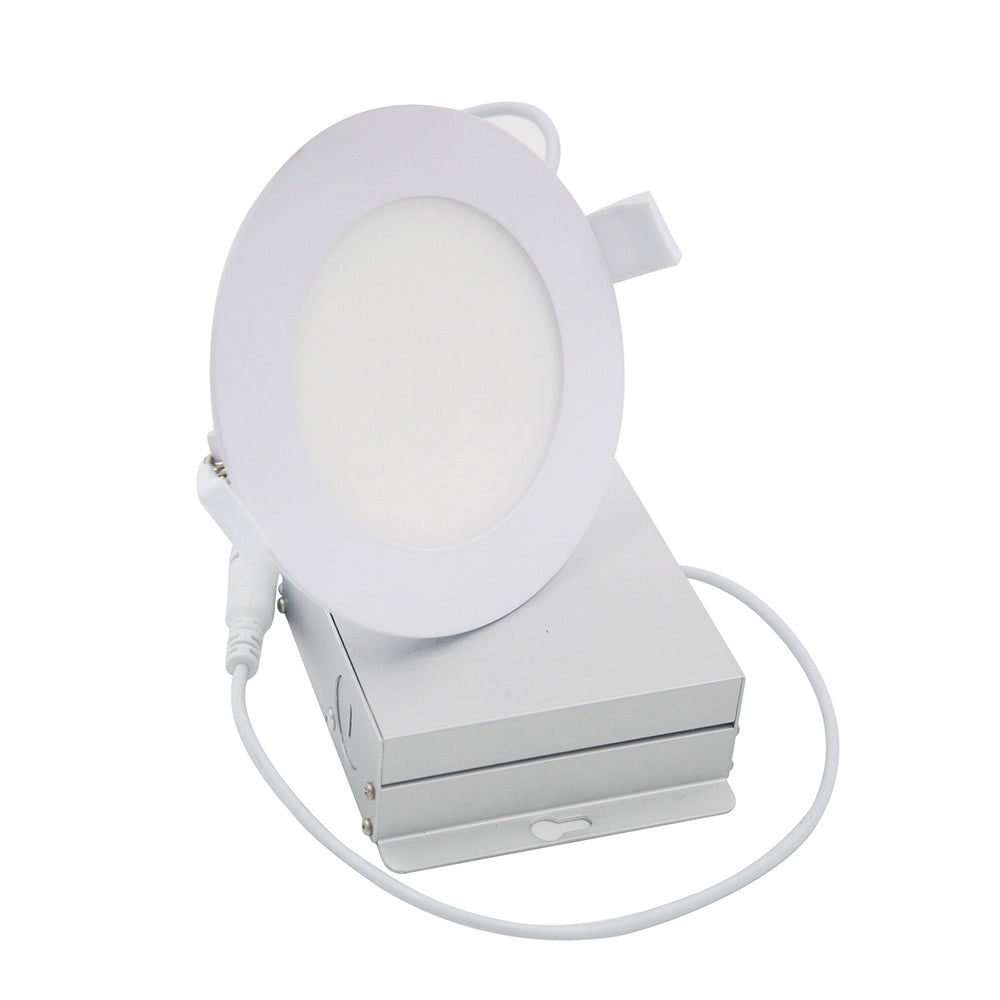 6 Inch LED Downlight Driver Remote - 12.5W, 800lm, CRI80, Dimmable, ETL Certified - Perfect for Home, Office, and Commercial Lighting