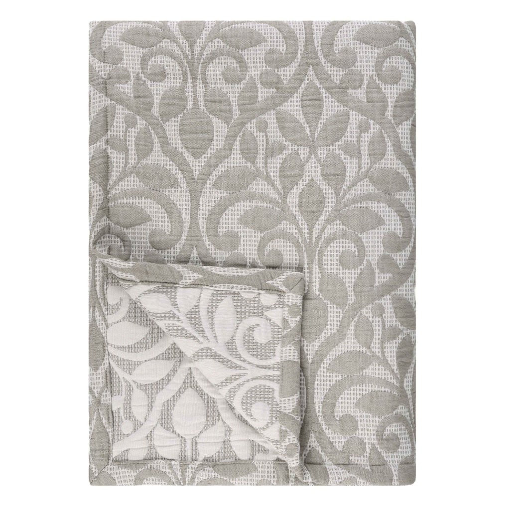 Premium Vineyard Cotton Blend Medium Weight Matelasse Woven Coverlet - Soft Bedspread for Master Bedroom, Guest Room & Luxury Hotels