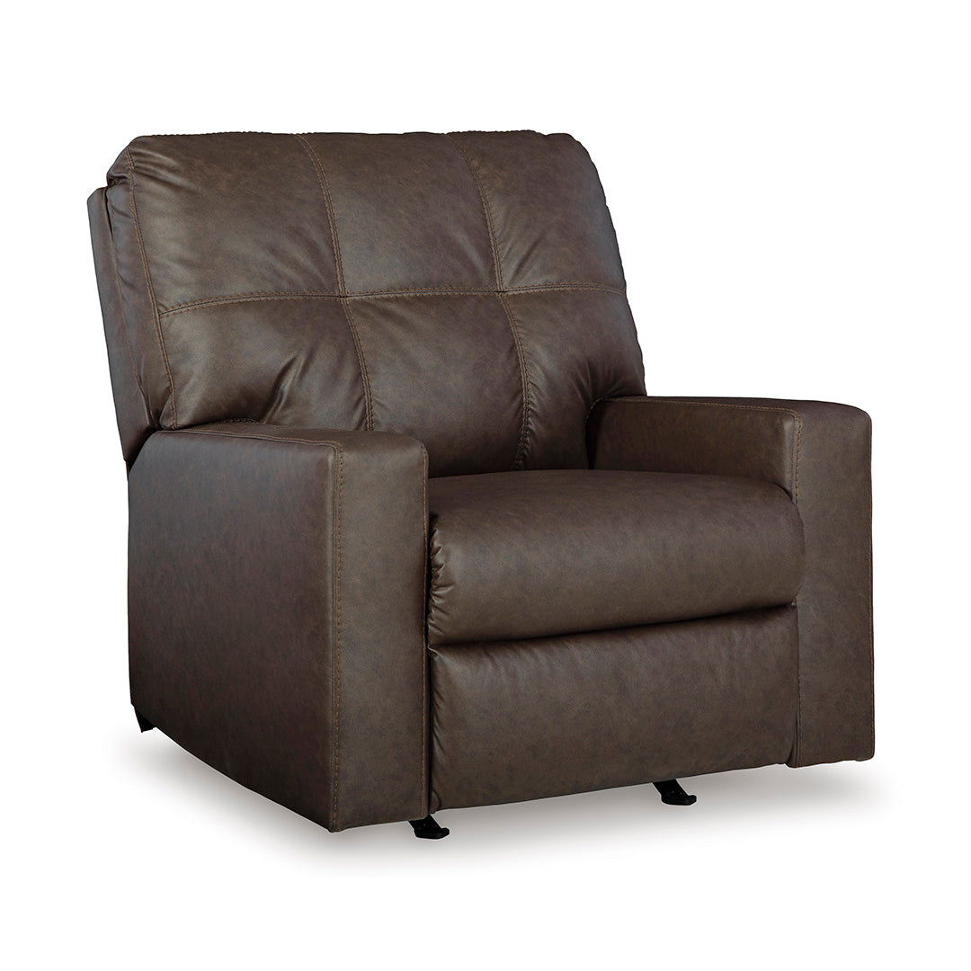 Barlin Mills Rocker Recliner Chair - Comfortable Swivel Glider Reclining Lounge Chair with Padded Cushions - Perfect for Living Room, Nursery, and Bedroom Relaxation