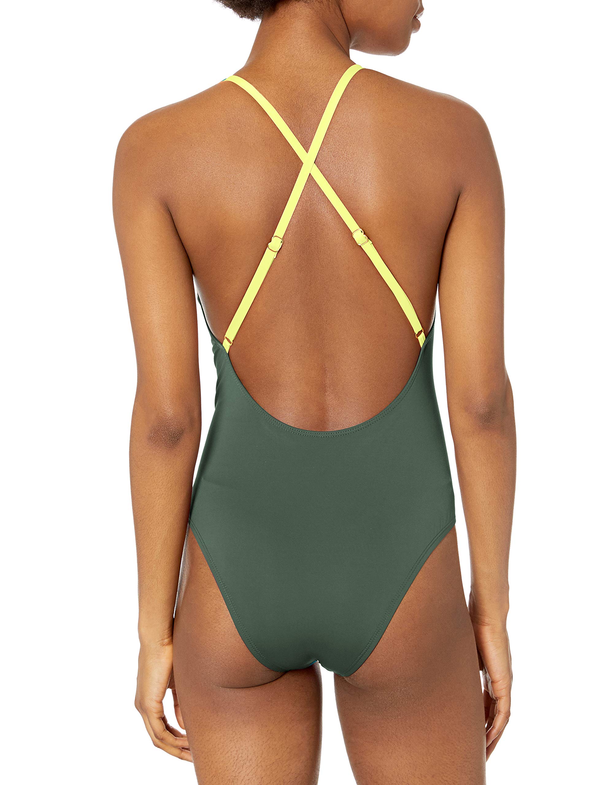 BCBGeneration Women's High Neck One Piece Swimsuit - Sexy Tummy Control Bathing Suit for Beach, Pool & Vacation