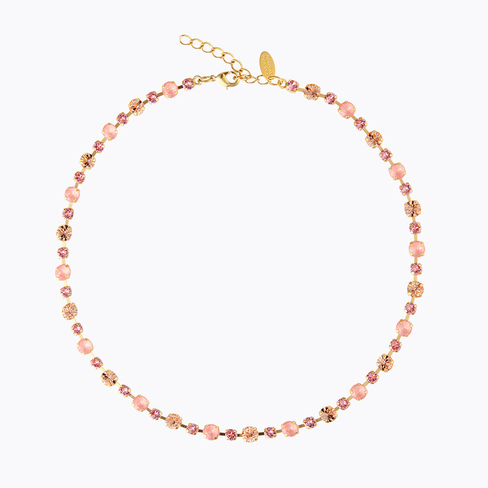 Elegant Calanthe Necklace & Flamingo Pendant Set - Perfect for Date Nights, Parties & Special Occasions