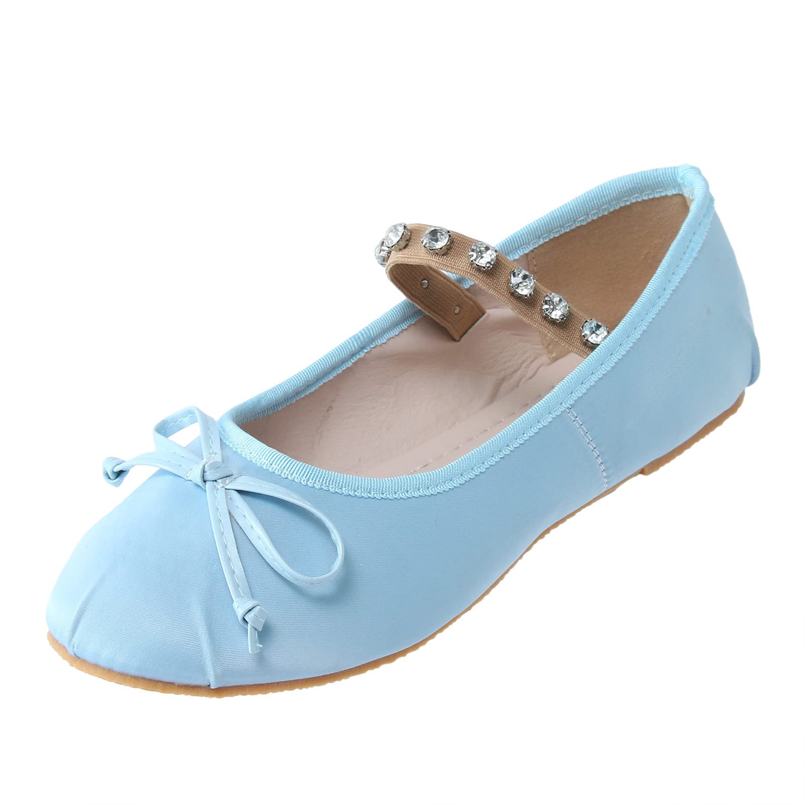 SNGSHJ Women's Pearl Black Ballet Flats - Slip On Comfortable Wide Width Shoes for Work, Dressy & Casual Wear | Perfect for Office, Summer Outfits & Everyday Comfort