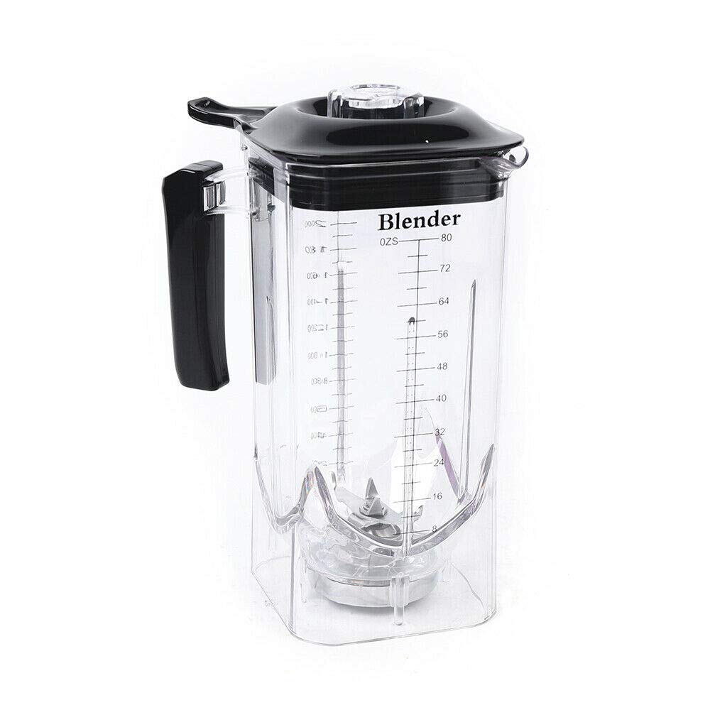 TBVECHI 2200W Commercial Electric Blender - 2.2L High-Powered Juice & Smoothie Maker with Ice Crushing Function | Perfect for Restaurants, Cafes & Home Kitchens