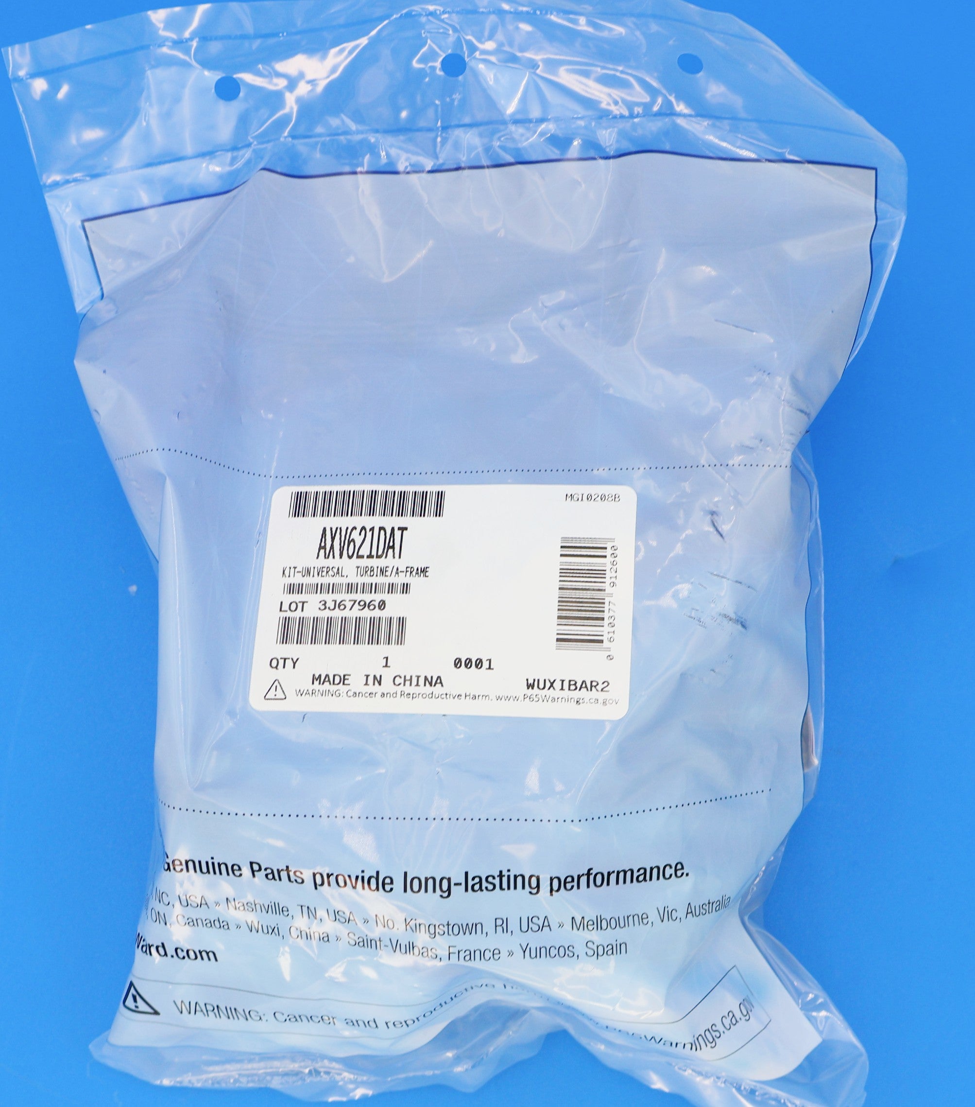 Hayward PoolVac & Navigator Universal A Frame/Turbine Replacement Kit AXV621DAT - Compatible with Pool Cleaners - Perfect for In-Ground Pool Maintenance & Debris Removal