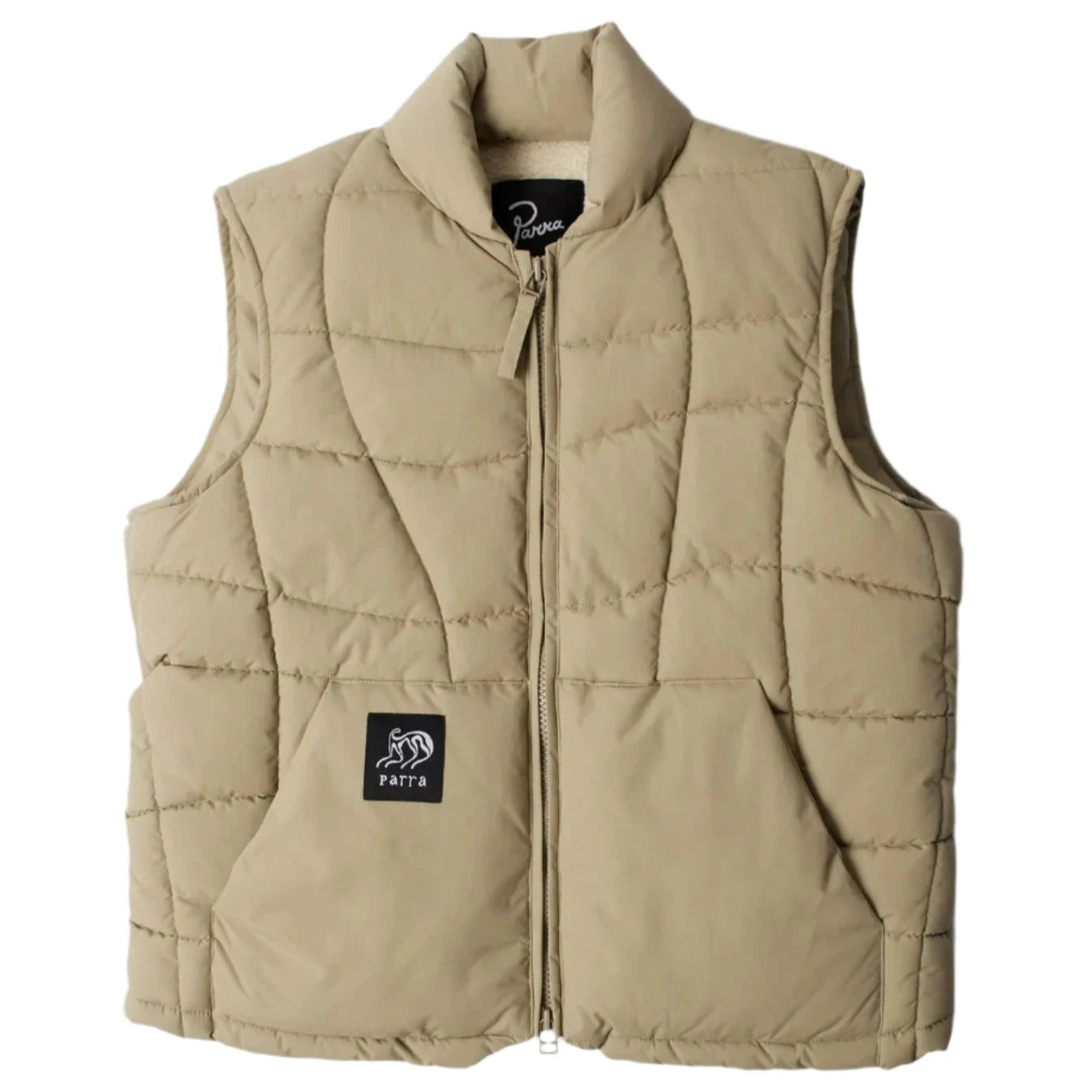 Parra Waved Alien Puffer Vest for Men & Women - Lightweight Winter Jacket for Outdoor Activities, Hiking, and Streetwear Fashion