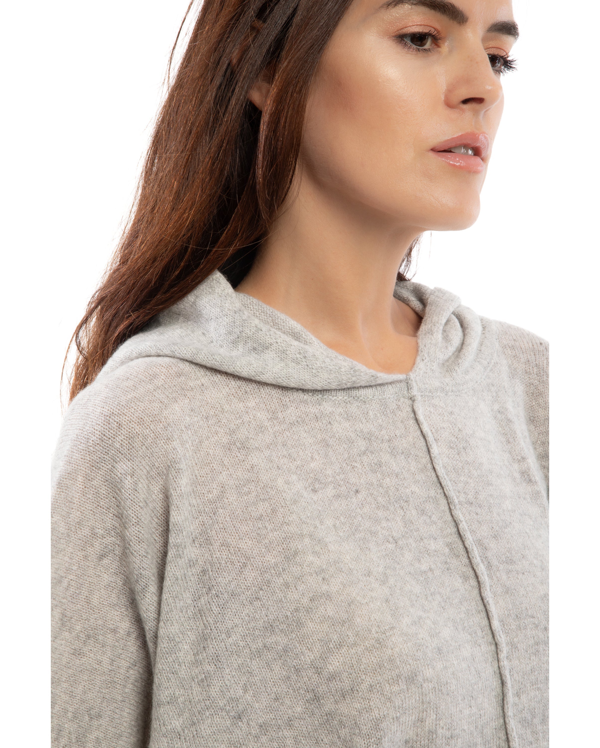 Women's Soft Cashmere Button Hoodie Poncho - Cozy Winter Wear for Women, Night Blue | Perfect for Casual Outings, Lounging & Travel
