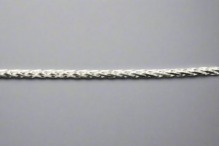 Sterling Silver Espiga Chain Necklace - Elegant Wheat Grain Design for Women, Perfect for Everyday Wear, Parties & Special Occasions