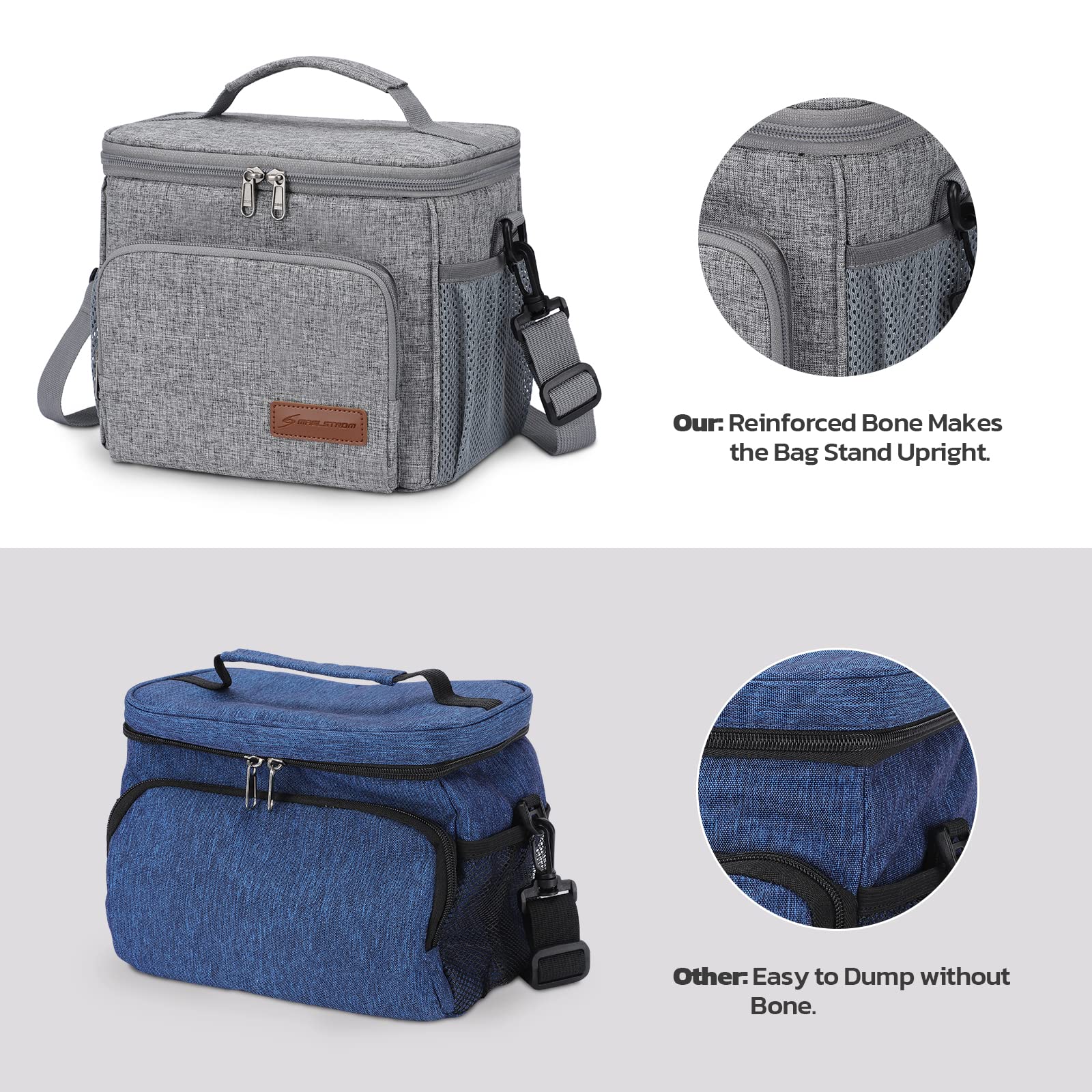 Premium Insulated Lunch Box for Men & Women - Leakproof Cooler Bag with Durable Design for Work, School, Picnics & Outdoor Activities