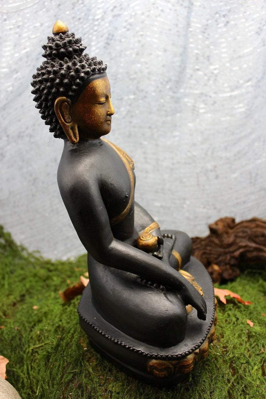 13 Inch Shakyamuni Buddha Statue - Handcrafted Meditation Buddha Sculpture for Home, Office & Garden Decor - Perfect for Yoga, Zen Meditation & Spiritual Gifts