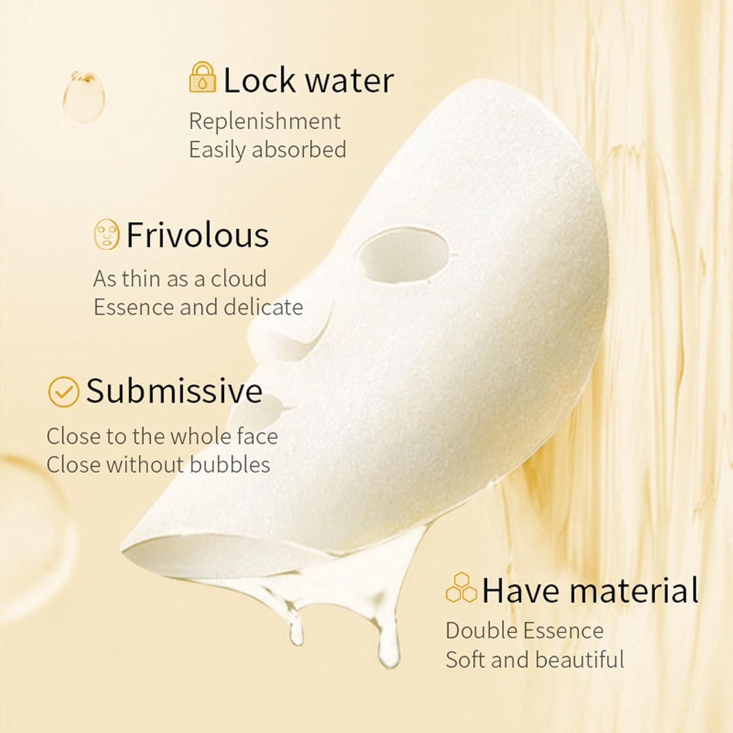 Korean Rice Dough Modeling Face Mask - Instant Hydration Boost & Skin Moisture Barrier - Nourishing Rice Bran Water Facial Treatment (3 Pack) for Dry Skin Care & Spa Night Routine