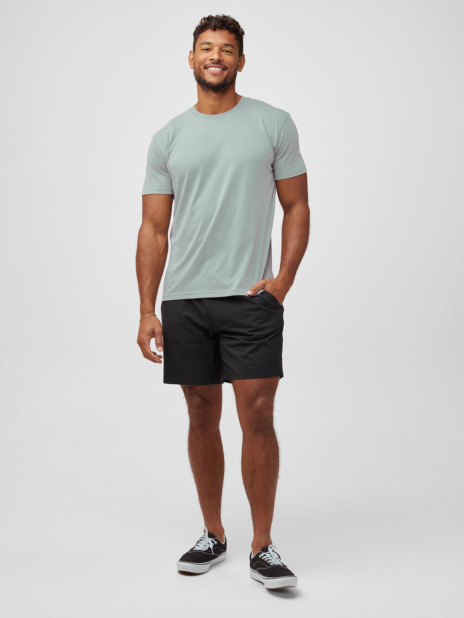 Spring Essentials Crew 5 Pack - Soft Cotton Basic T-Shirts for Men & Women | Casual Everyday Wear, Layering, Gym & Lounge Outfits