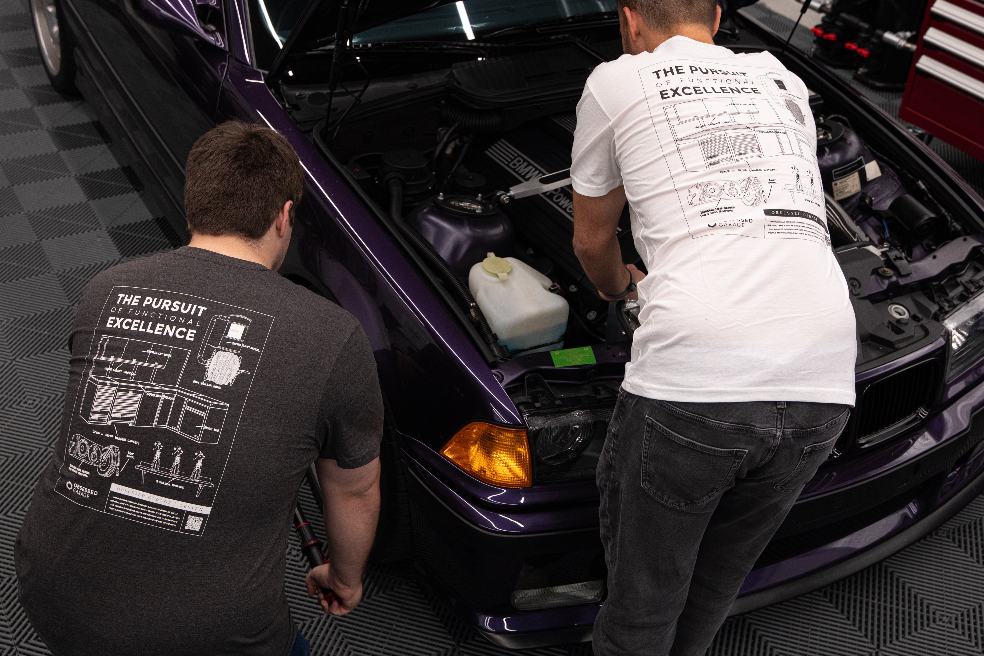Obsessed Garage Design T-Shirt - Emira Giveaway - Perfect for Car Enthusiasts & Giveaway Events