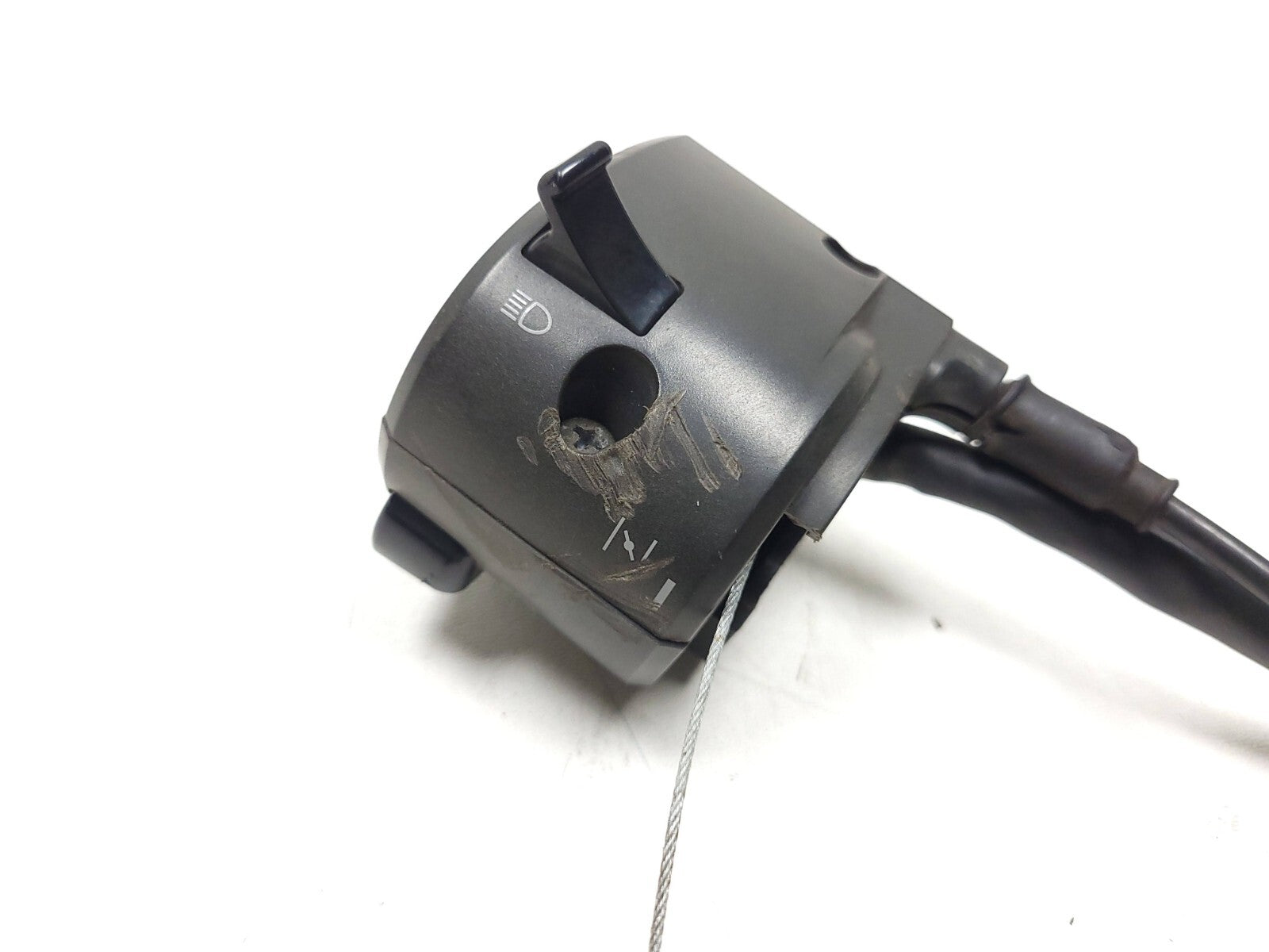 Original Ducati Monster M600 M620 Left Handlebar Switch Assembly - Headlight Turn Signal Horn Control - Perfect for Motorcycle Repair & Customization