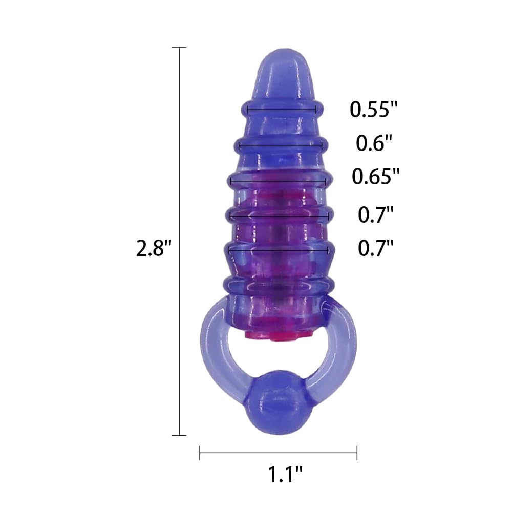 Vibrating Anal Plug with Pull Ring - Mini Butt Plug Anal Vibrator for Prostate Massage & Pleasure | BDSM Sex Toy for Men, Women & Couples | Perfect Beginner Anal Toy for Solo Play & Couples Gift