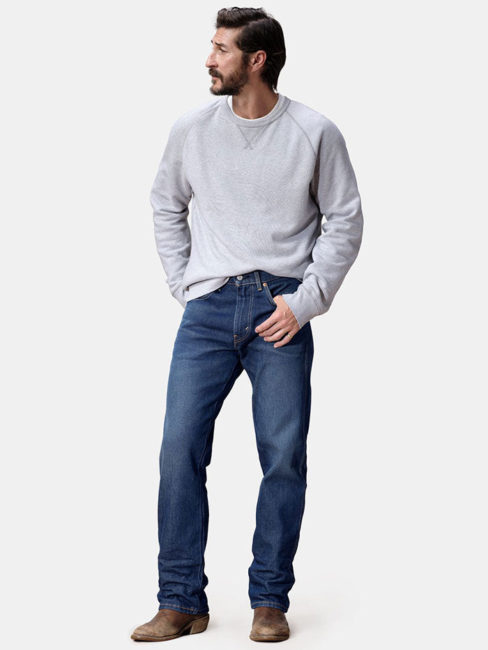 Levi's 376810006 Men's So Lonesome Western Fit Stretch Straight Leg Jeans - Comfortable Denim Pants for Casual Wear & Western Style Outfits