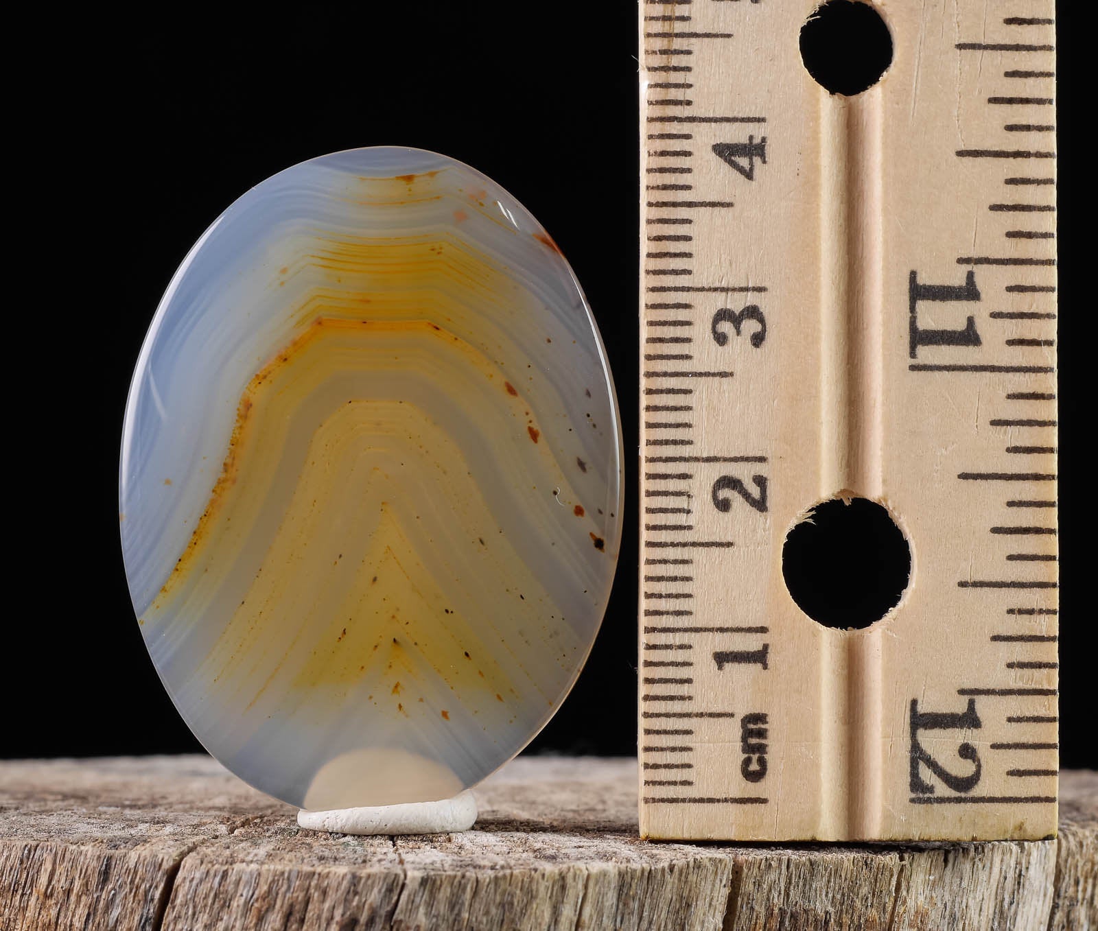 IRIS AGATE Crystal Cabochon Oval - Natural Gemstone for Jewelry Making, Healing Crystals, and DIY Crafts | Perfect for Pendants, Rings, and Spiritual Healing