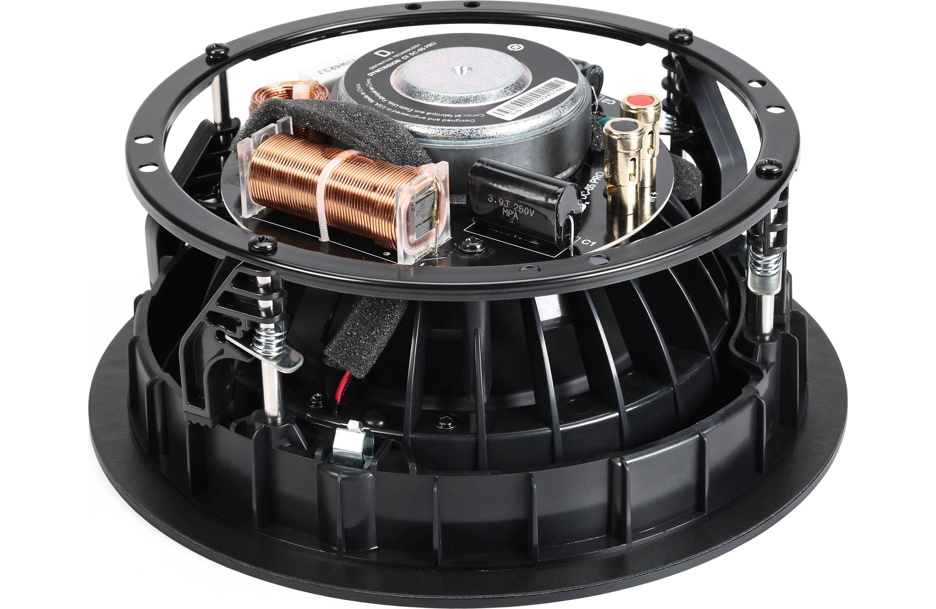 Definitive Technology Dymension DC 65 PRO 6.5 Inch In-Ceiling Speaker - High Performance Home Audio System for Surround Sound, Home Theater & Music Listening (Single Speaker)