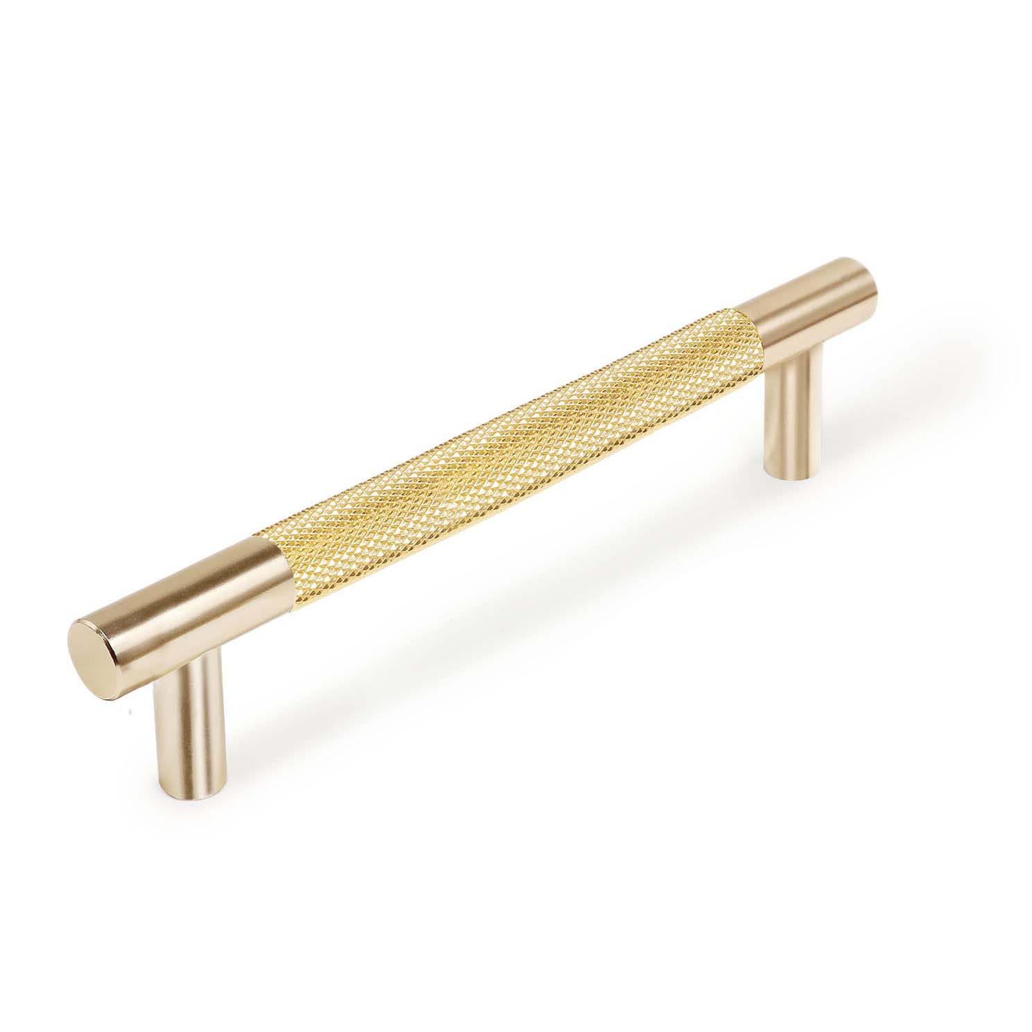 128mm Gold Cabinet Handles - Elegant Drawer Pulls & Knobs for Kitchen, Bathroom, Cupboard Furniture Hardware | Perfect for Modern Home Renovation & DIY Projects