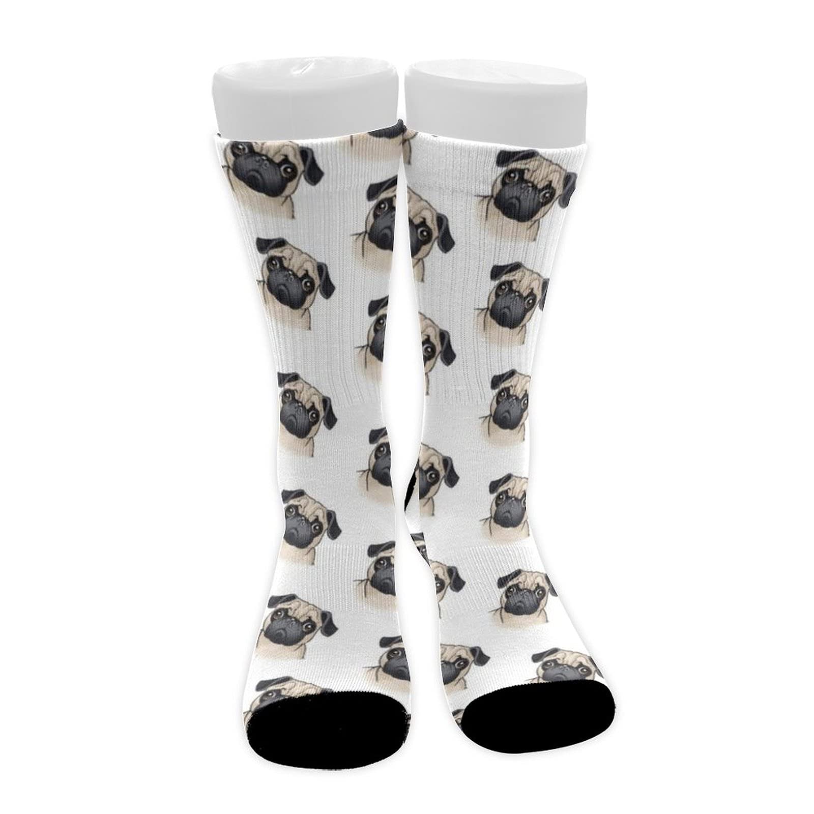 Vintage Socks for Women & Men - Soft Fuzzy Polyester Running Socks - Comfortable Athletic Socks for Jogging, Gym & Everyday Wear