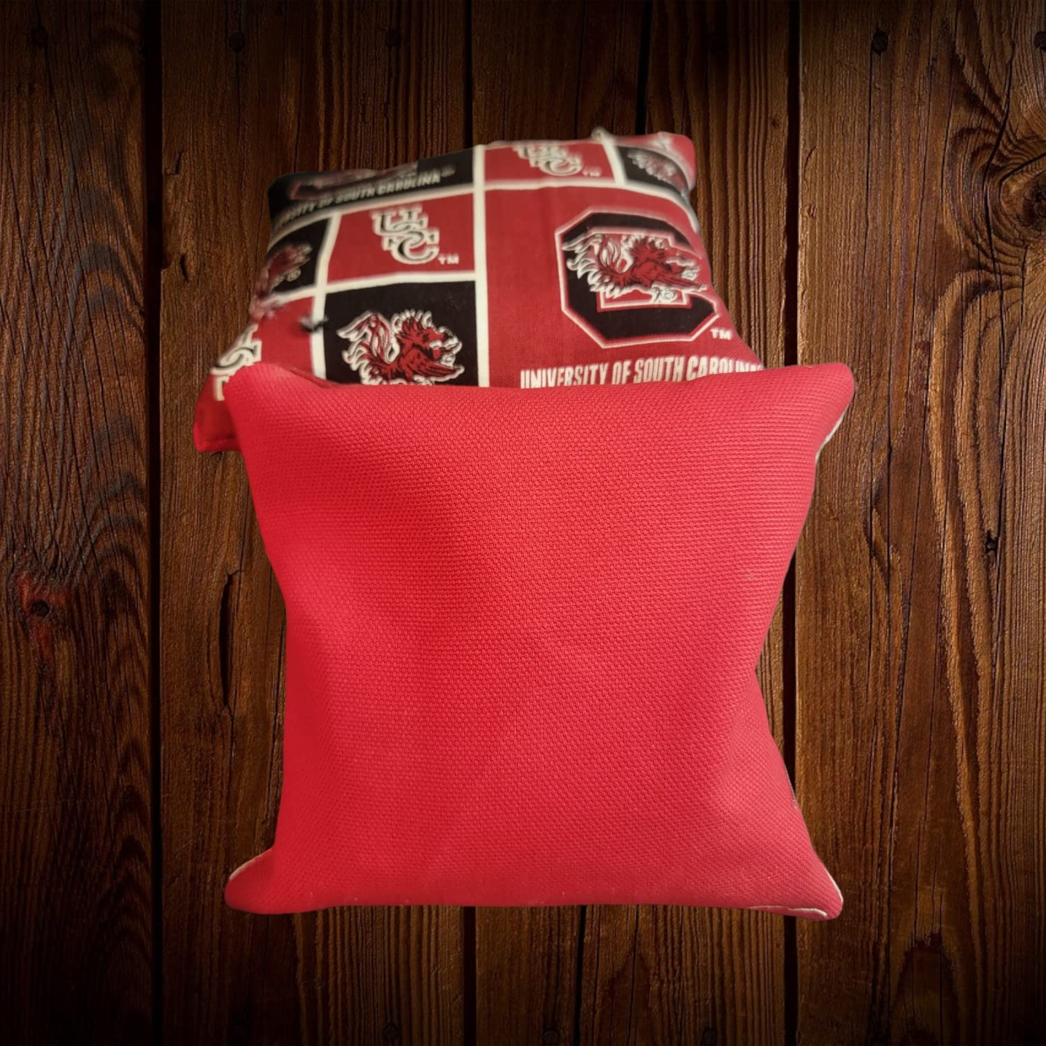Premium USC Gamecorn Cornhole Bags Set of 8 - Official University of South Carolina Gamecocks Logo - Regulation Weight for Backyard Tailgates, College Parties & Outdoor Games