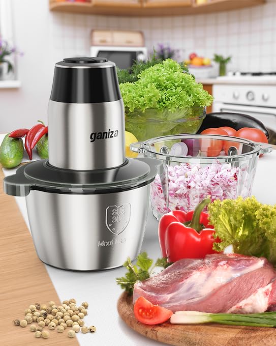 Replacement Plastic Cover for Ganiza GC10 & GC10-S Food Processor - Fits 8 Cup Glass Bowl & Stainless Steel Bowl - Durable & Secure Fit - Perfect for Blending, Chopping & Food Prep (1 Pack)