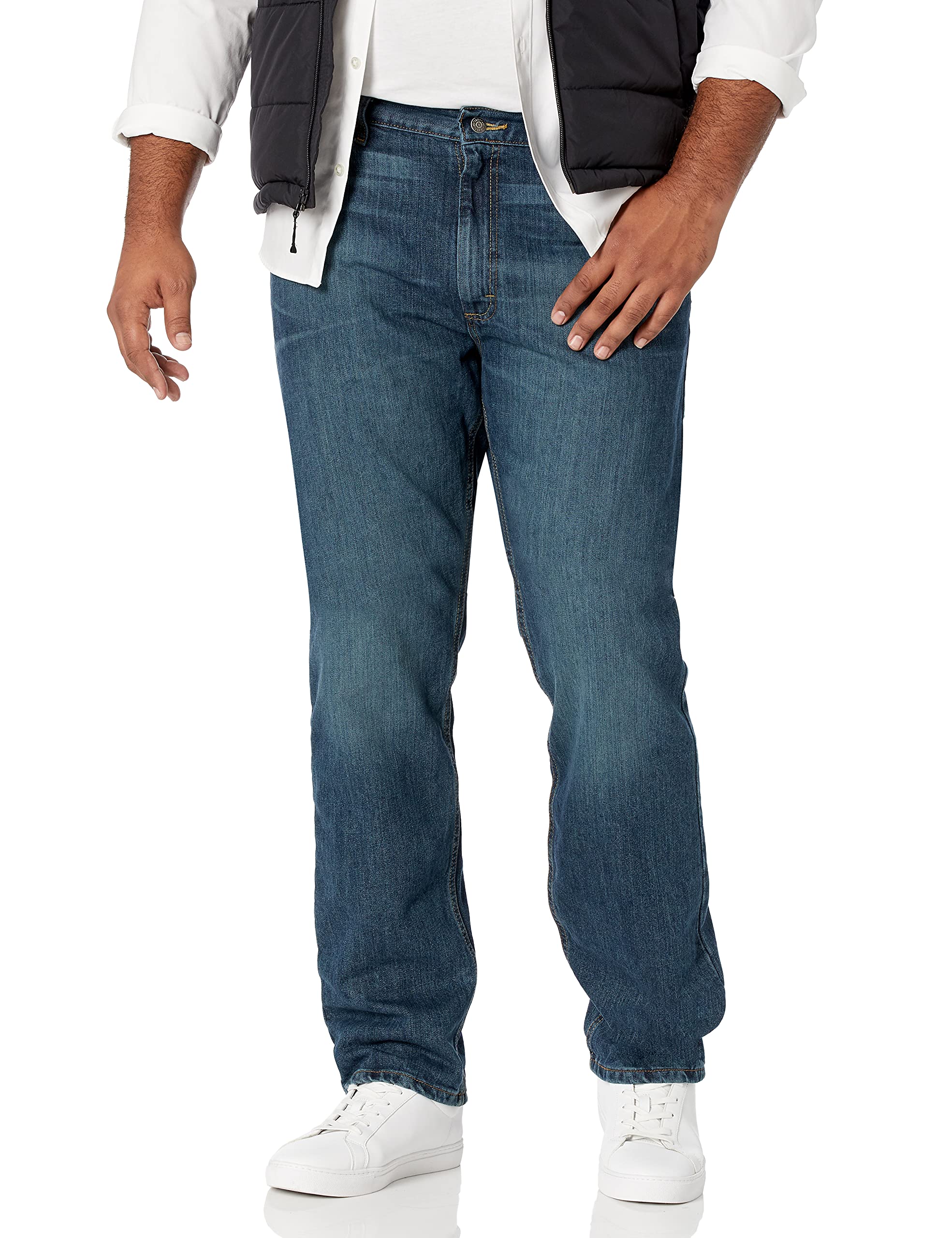 Lee Men's Regular Fit Straight Leg Jeans - Classic Denim Pants for Casual Wear & Everyday Comfort | Perfect for Office, Weekend Outings & Relaxing