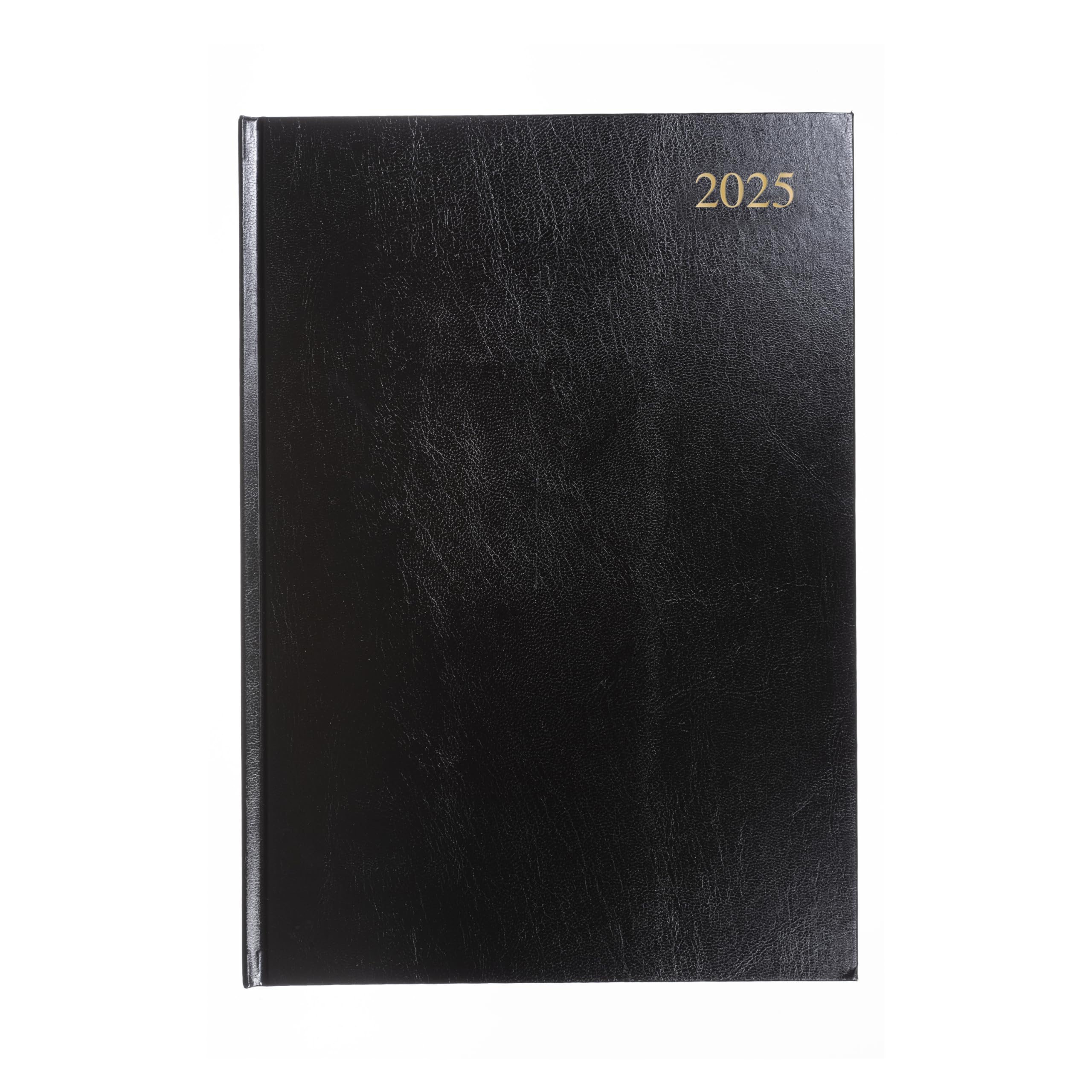 Collins Essential 2025 Business Diary - A4 Weekly Planner with Leathergrain Hardback Cover, Black (ESSA43.99-25) - Perfect for Office Professionals, Entrepreneurs & Students - Organize Meetings, Deadlines & Appointments Efficiently