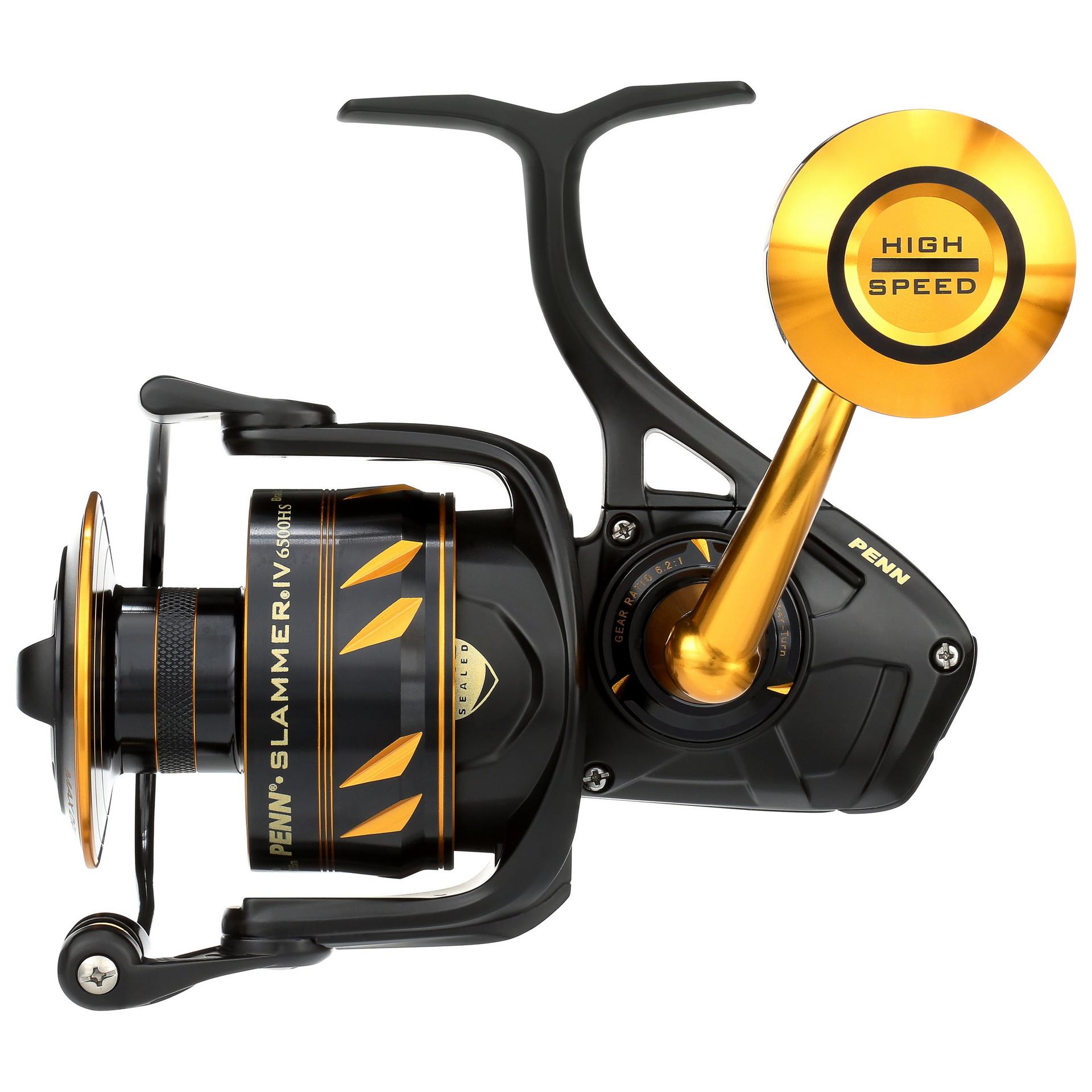 Slammer® IV Bailess Spinning Reel - Saltwater Fishing Reel for Surf, Pier & Offshore Angling | Smooth Drag System | Corrosion-Resistant Design