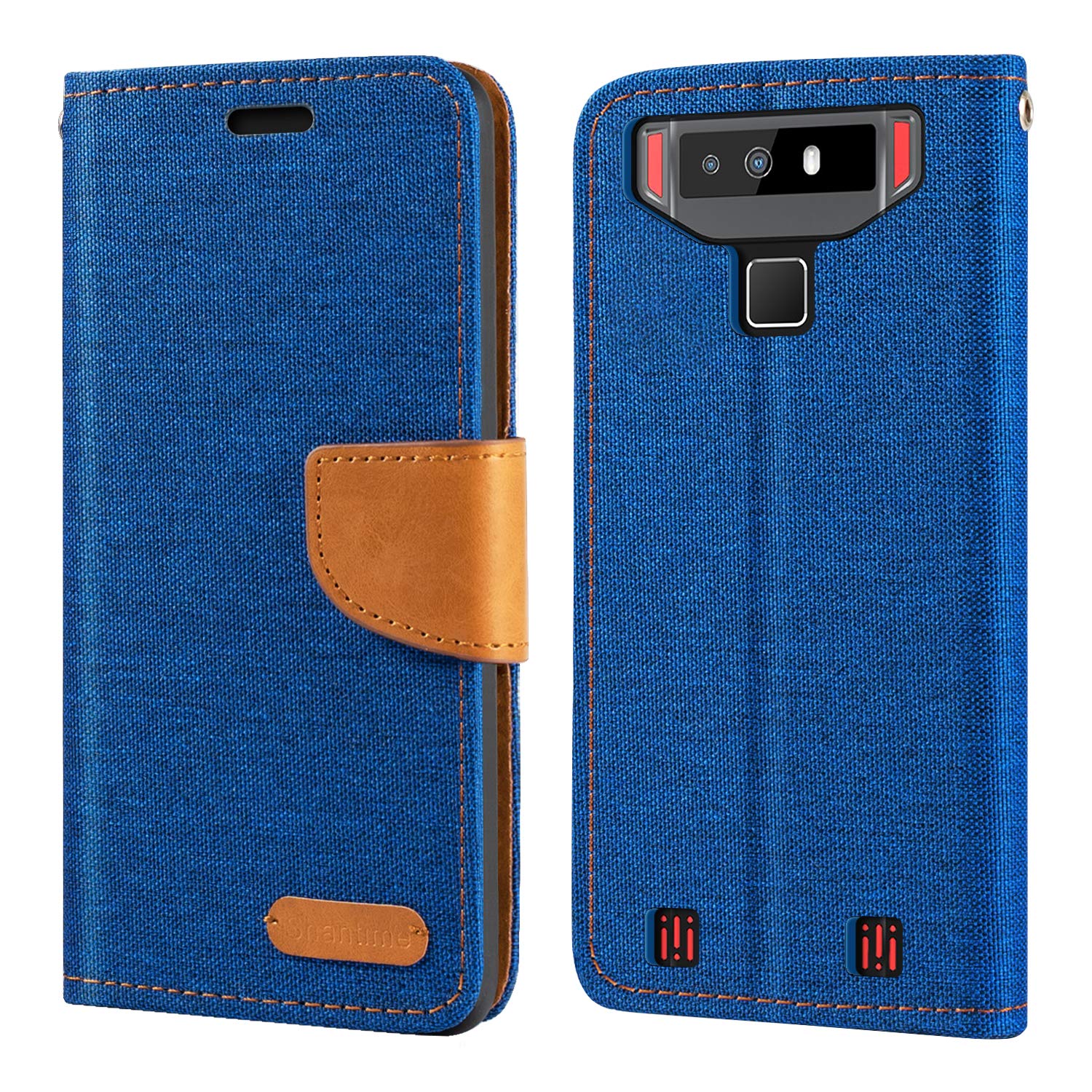 Premium Oxford Leather Wallet Case with Soft TPU Back Cover & Magnetic Flip for Cubot Quest - Stylish Protection for Daily Use, Travel & Business