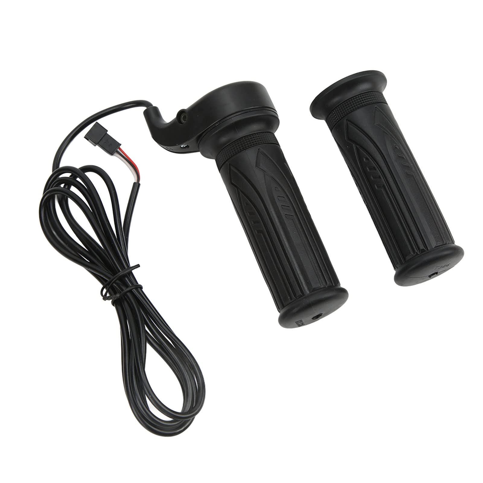 Durable 12V-72V Electric Bike Handle Grips with SM Plug - Non-Slip Motorcycle & Scooter Throttle Grips for Smooth Riding - Perfect for Commuting, Off-Road & Urban Adventures