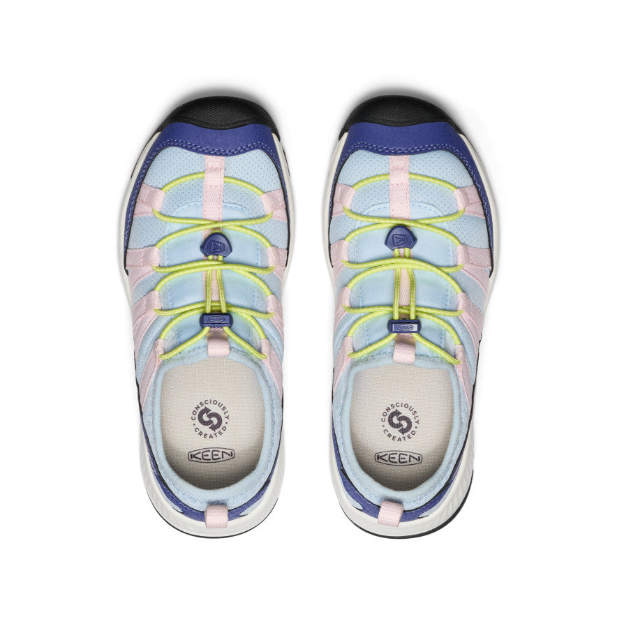 Motozoa Big Kids' Sneakers - Skipper Blue & Giggle Pink | Comfortable Running Shoes for Boys & Girls | Perfect for School, Play & Everyday Wear