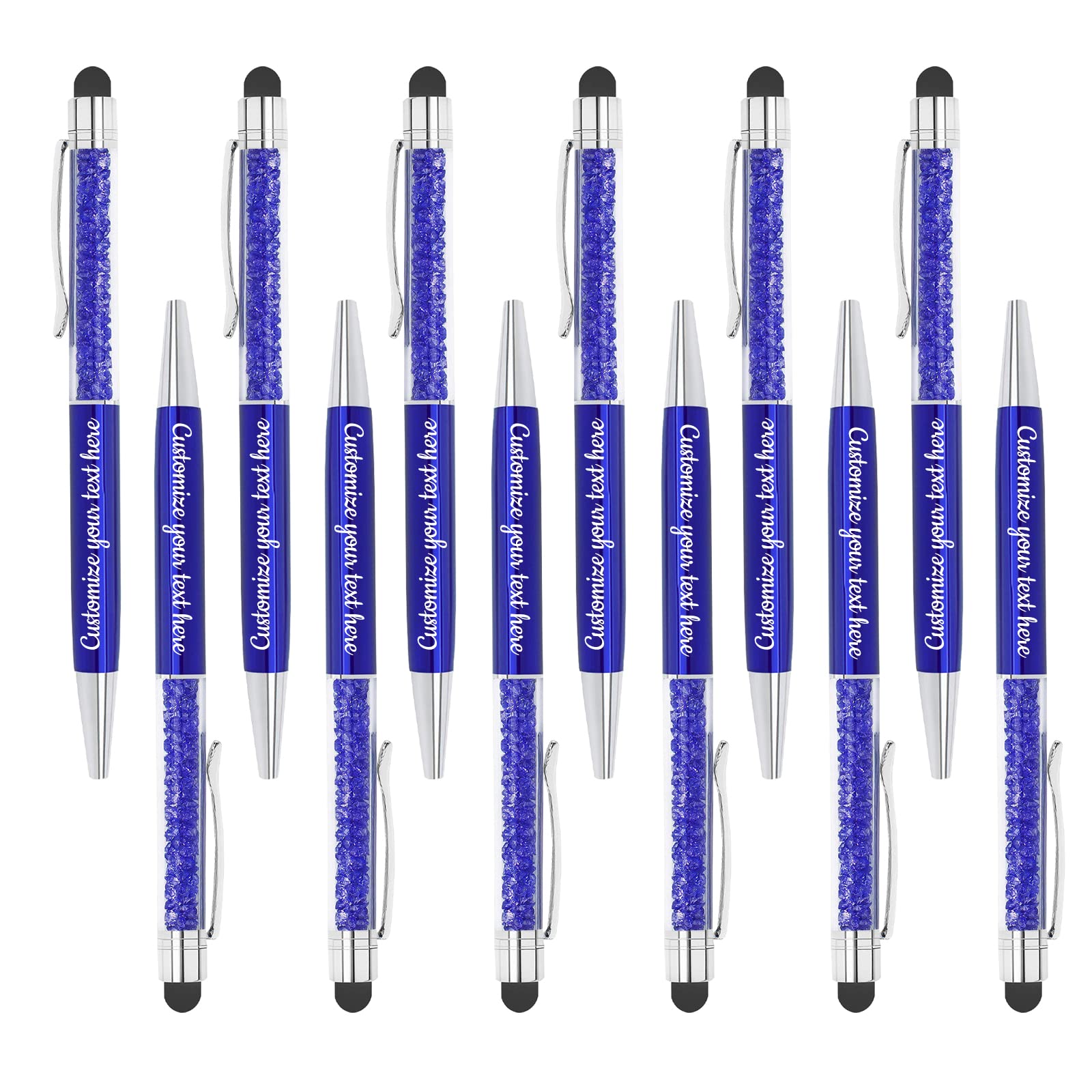 Custom Engraved Ballpoint Pens - 0.5mm Fine Point, Personalized with Name/Logo for Anniversary, Birthday, Graduation - Bulk Pack of 120 Black Ink Pens - Perfect for Office Gifts, Corporate Events & Promotional Giveaways