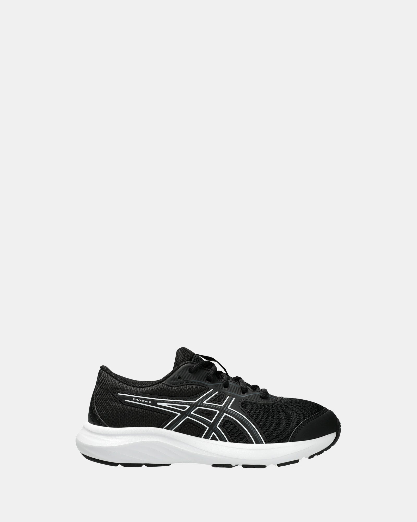 Contend 9 Grade School Shoes - Black & White Sneakers for Kids - Comfortable & Durable for School, Sports & Daily Wear