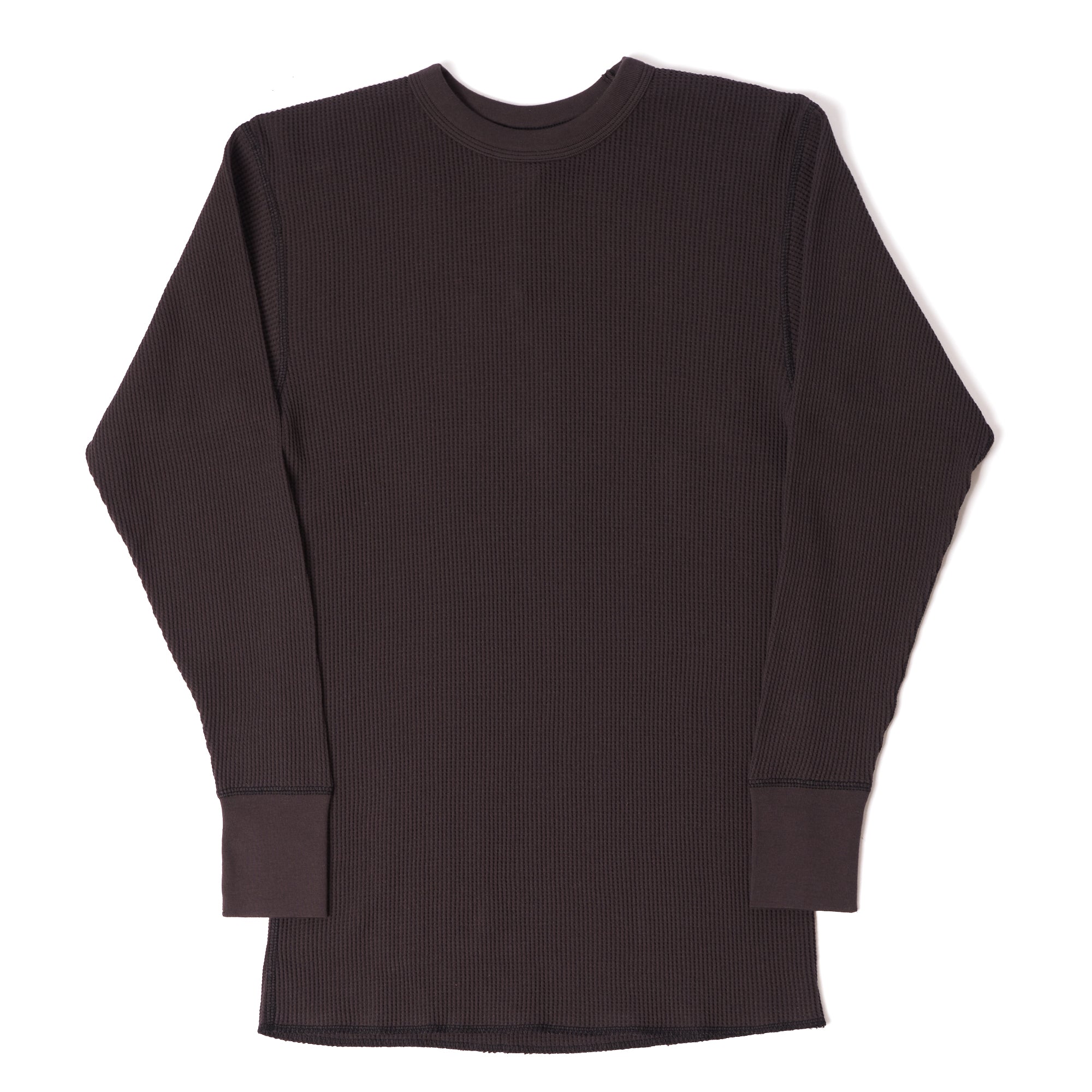 Freewheelers 2115010 Men's Thermal Crew Neck Long Sleeve Shirt - Black - Warm Winter Base Layer for Outdoor Activities & Casual Wear
