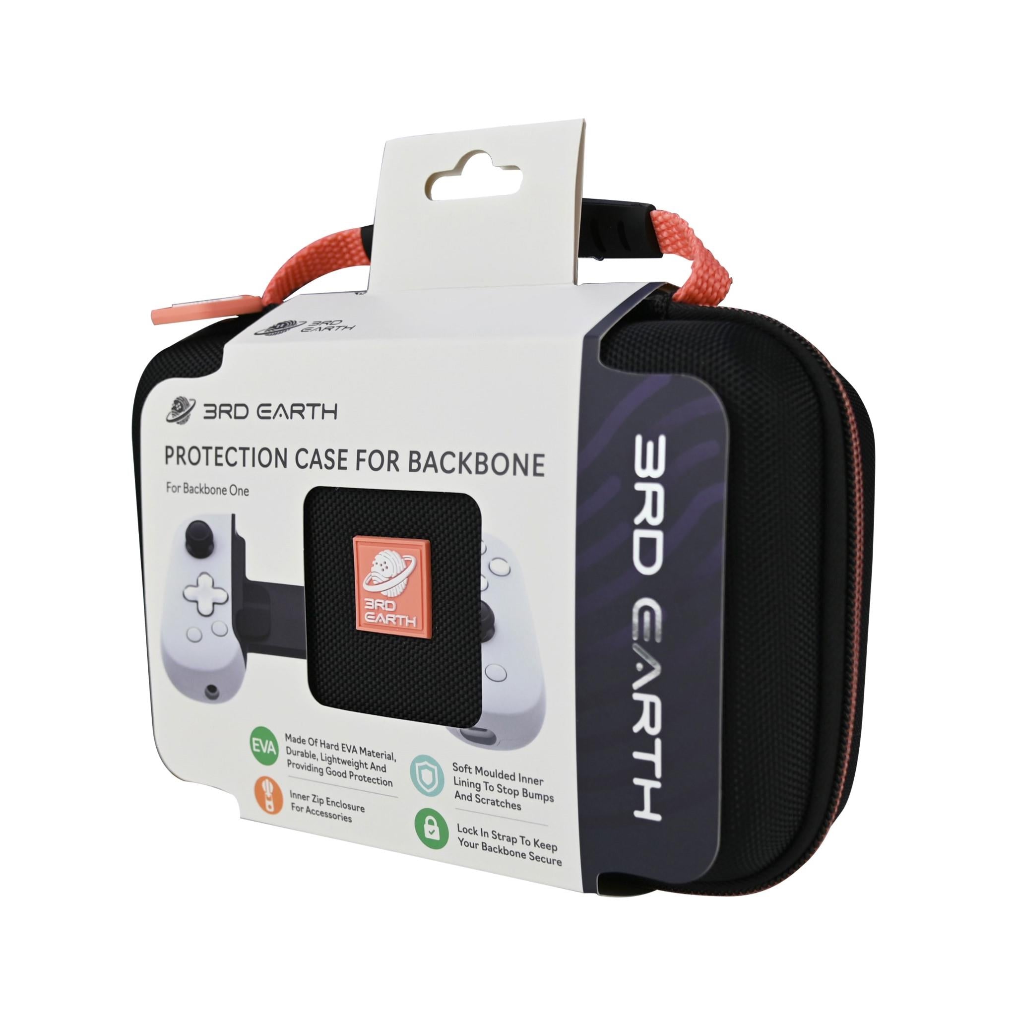 3rd Earth Protective Case for Backbone One - Durable Shockproof Cover for Mobile Gaming Controller - Perfect for Travel, Commuting & Home Gaming Sessions