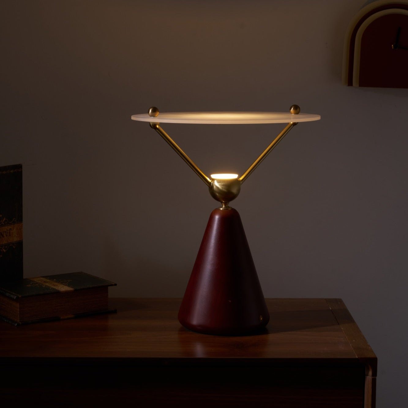Equoray Modern LED Table Lamp - Adjustable Brightness, USB Charging Port, Touch Control for Bedroom, Office & Living Room - Perfect for Reading, Working & Relaxing