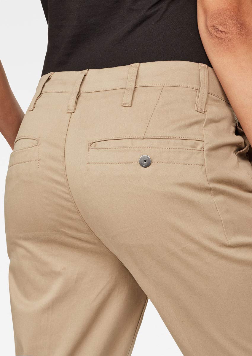 G-STAR Raw Women's Bronson Mid Skinny Cilex Chino Pants - Slim Fit Stretch Comfort for Casual & Office Wear - Perfect for Everyday Style & Professional Outfits